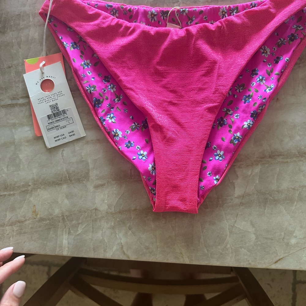 Maaji Pink and Purple Bikini Swimwear